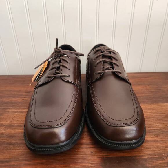 Nunn Bush Men\'s‎ Size 11 Wide Fit Kore Dark Brown Comfort Dress Shoes New main image 6